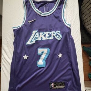 Purple Lakers Basketball Jersey Anthony Davis!